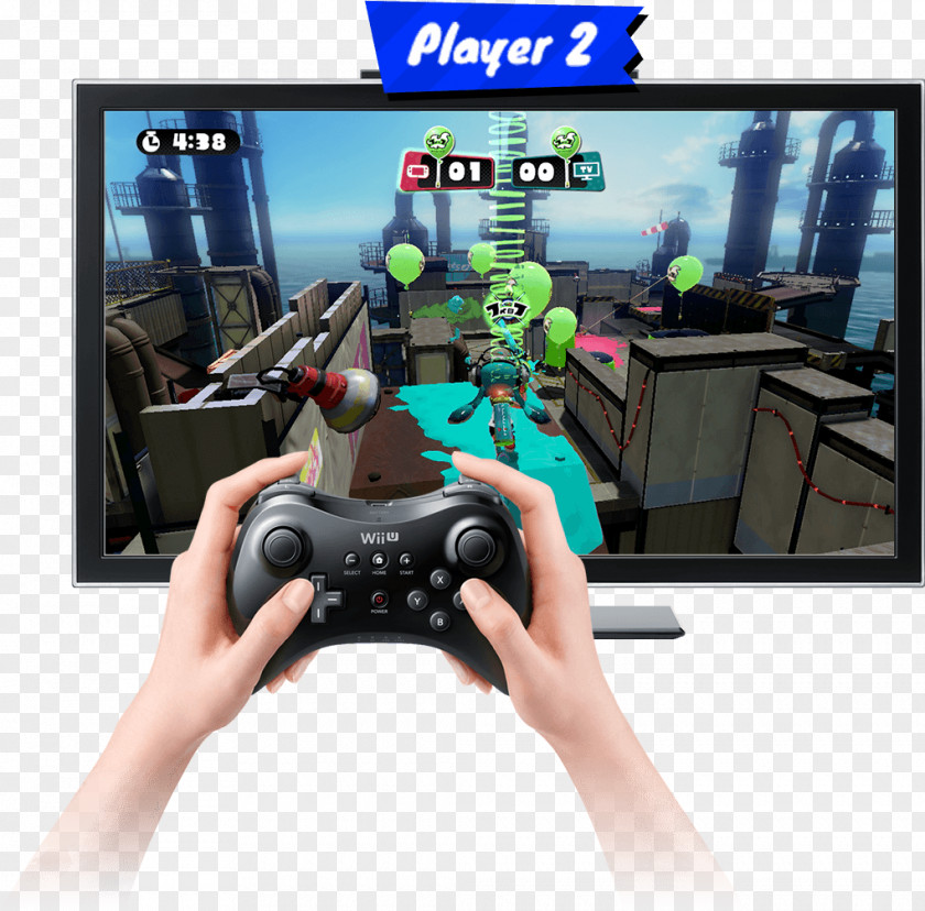 Nintendo Splatoon Wii U GamePad Classic Controller PNG