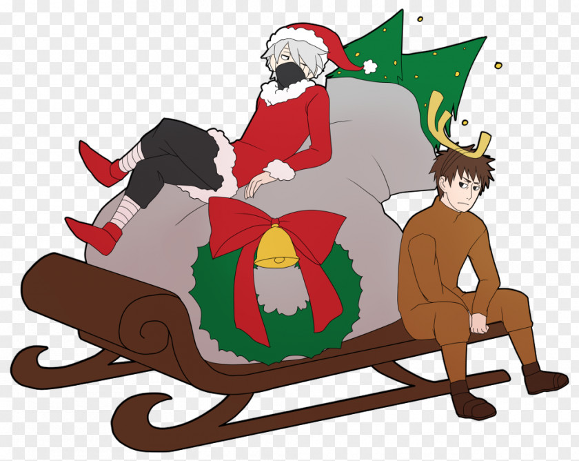 Santa Claus Christmas Ornament Reindeer PNG