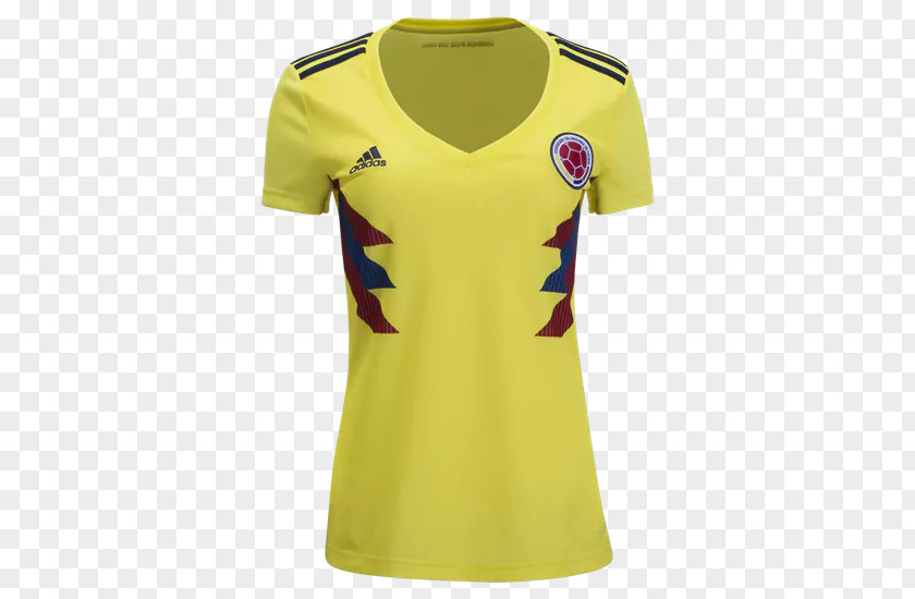 T-shirt Colombia National Football Team 2018 World Cup Categoría Primera A Tracksuit PNG
