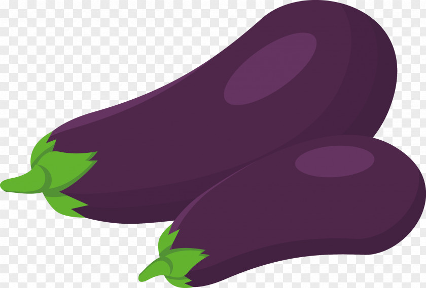 Vector Painted Eggplant Vegetable Cartoon Dish PNG