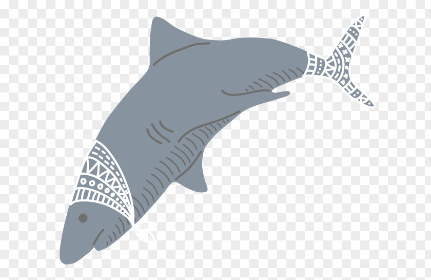 Blue Dolphin Shark Sticker PNG