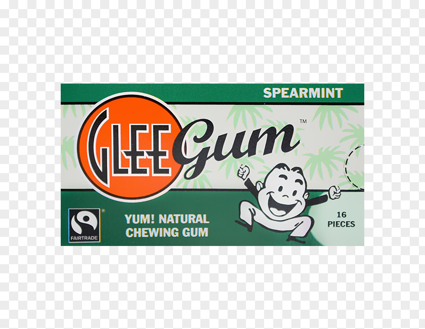 Chewing Gum Glee Mentha Spicata Natural Peppermint PNG