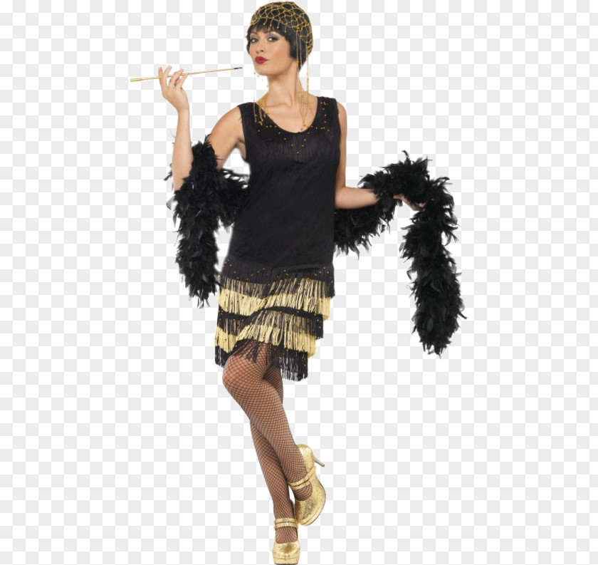 Dress 1920s Costume Party Flapper PNG