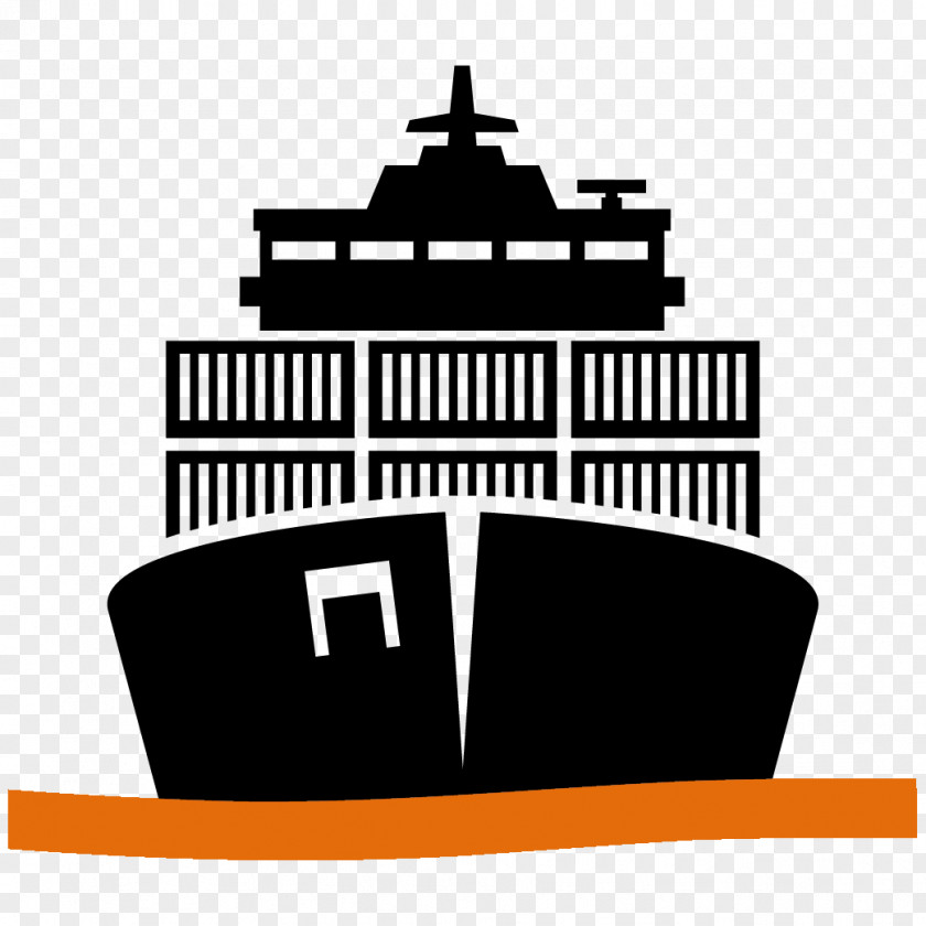 Freight Forwarding Cargo Ship Drawing Clip Art PNG
