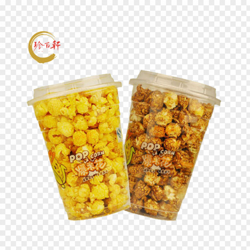 Popcorn Barrels Corn Flakes Butter Food Maize PNG