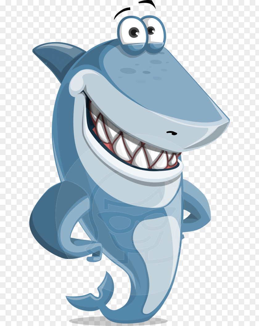 Shark Cartoon Isurus Oxyrinchus Clip Art PNG