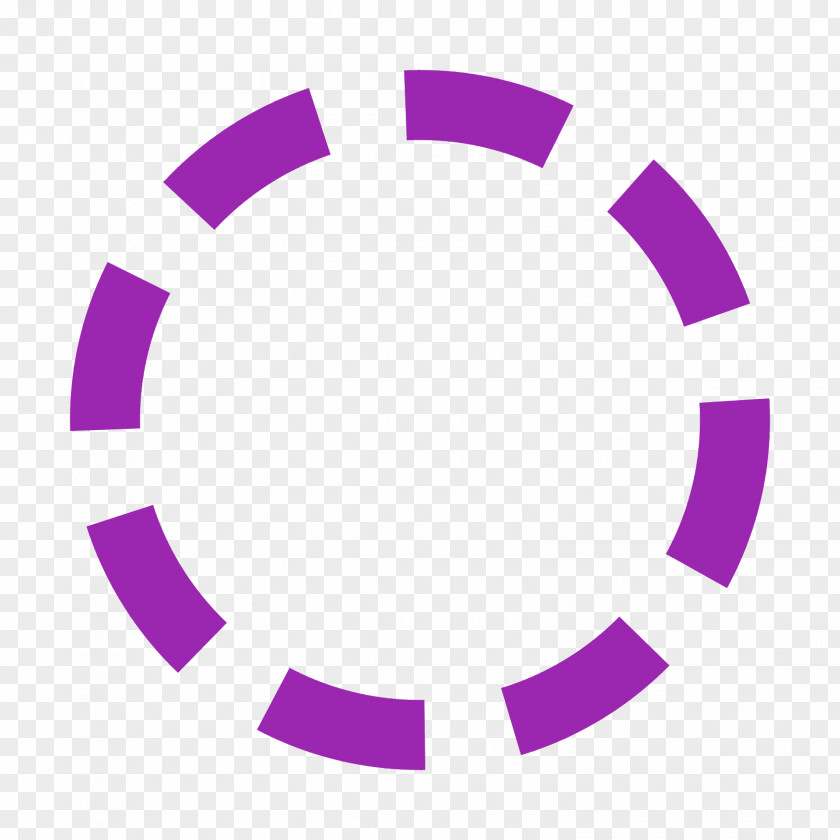 Dotted Line Circle Symbol PNG
