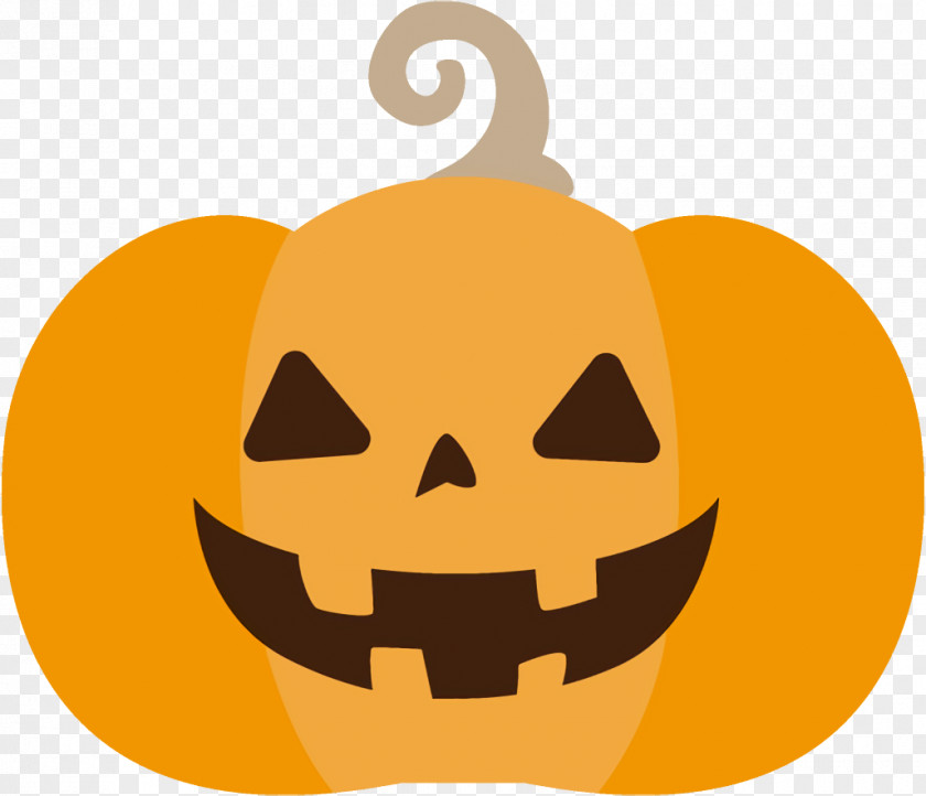 Fruit Smile Jack-o-Lantern Halloween Pumpkin Carving PNG