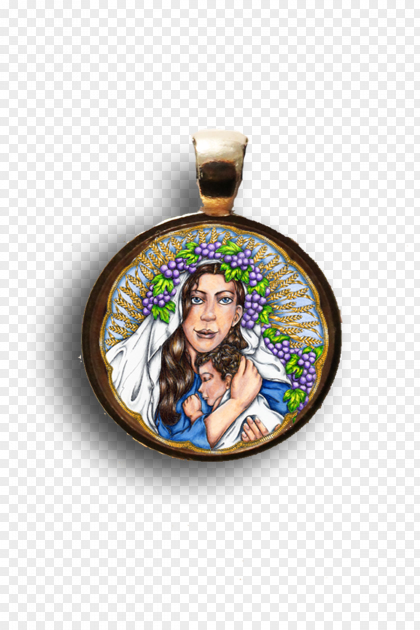 Holy Mother Locket PNG