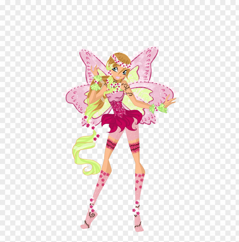 Magnolia Doll Barbie Fairy Toy Figurine PNG