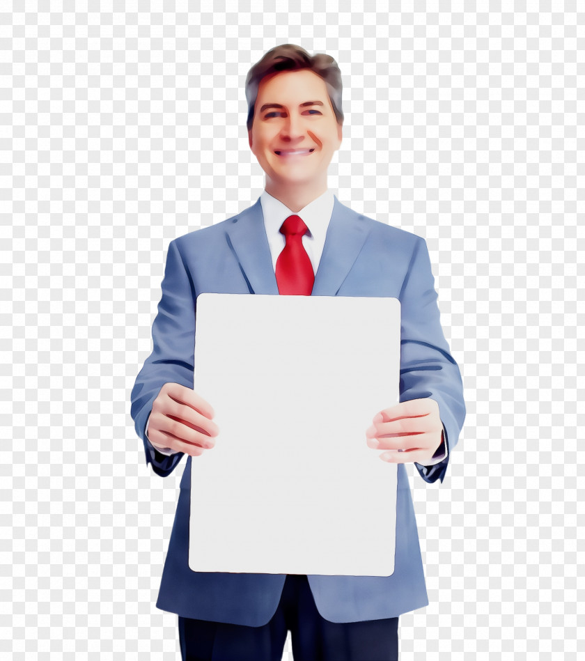 Paper Business Suit Formal Wear Job White-collar Worker Gesture PNG