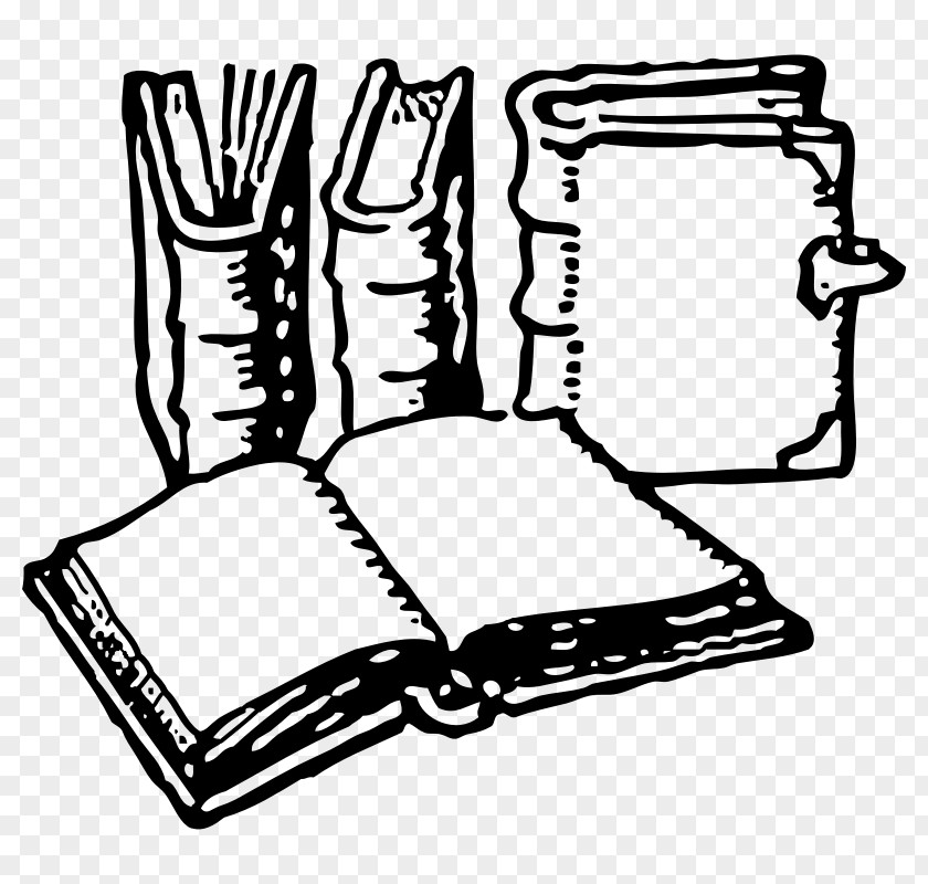 Pictures Of Books And Reading Coloring Book Clip Art PNG
