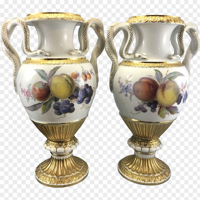 Porcelain Vase Meissen Urn PNG