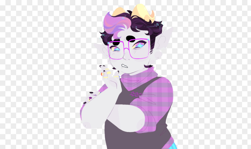 Sunglasses Clip Art Illustration Purple Character PNG