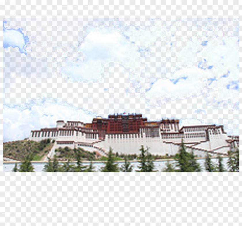 Tibet,Potala Palace Potala Jokhang Old Summer Ganden Sumtseling Monastery PNG
