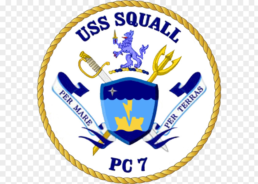 USS Squall Cyclone-class Patrol Ship Boat United States Navy Thunderbolt PNG