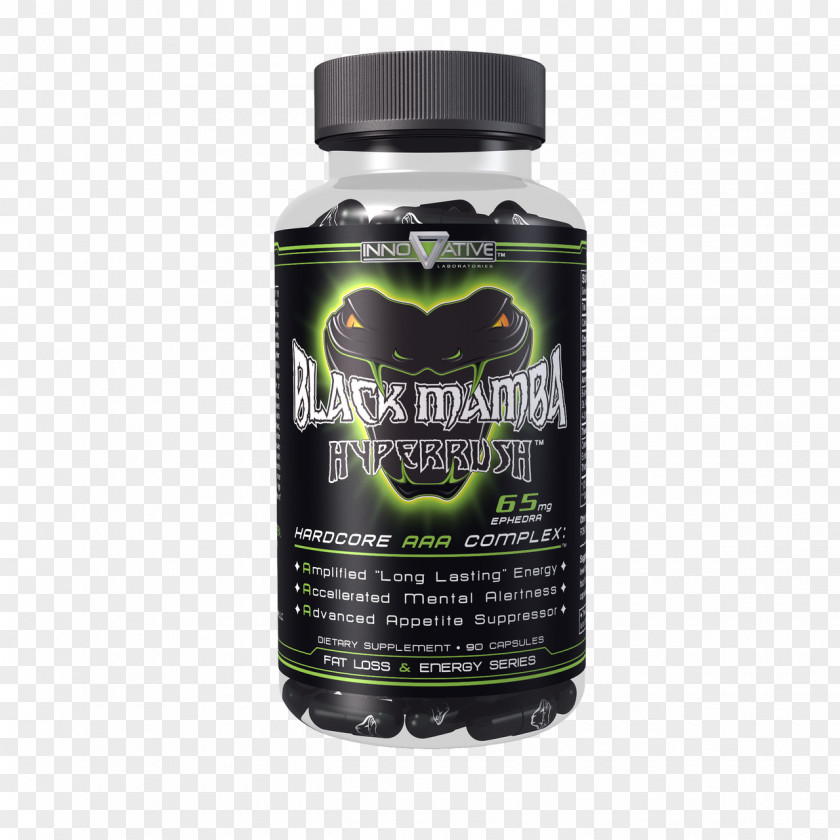 Black Mamba Dietary Supplement Venomous Snake Anti-obesity Medication PNG