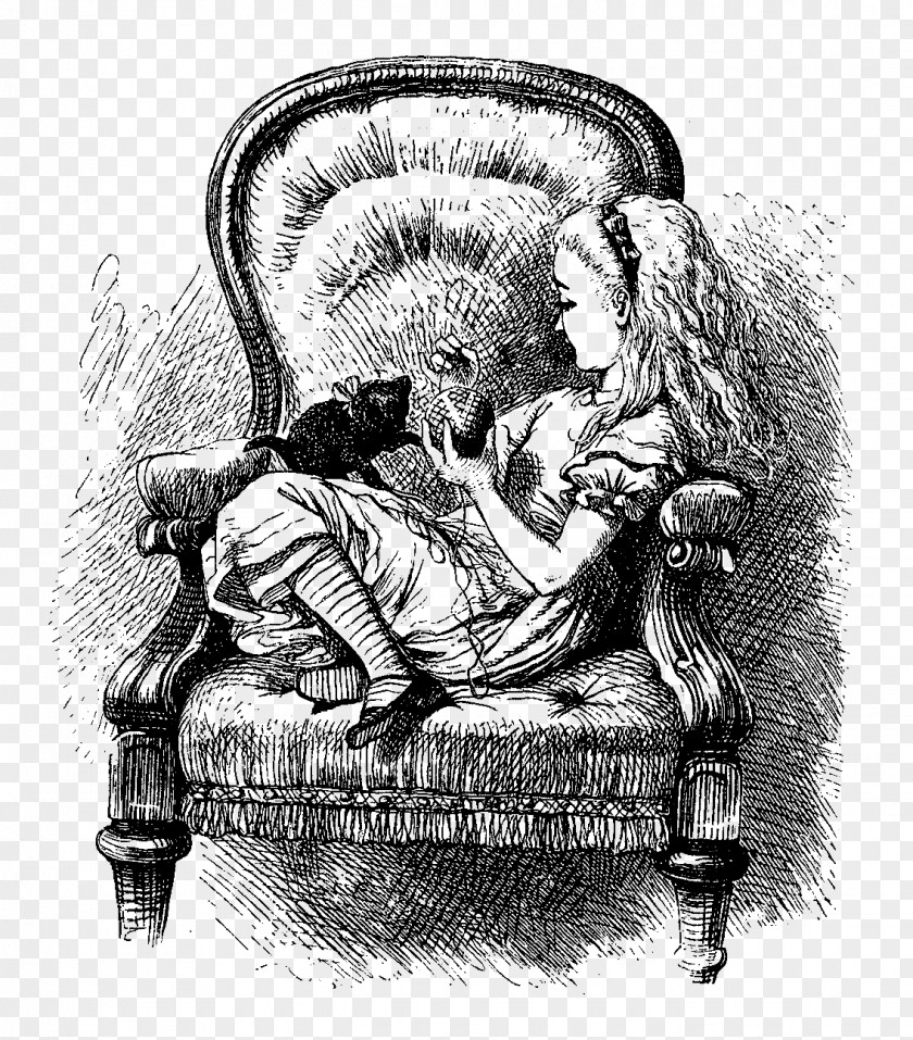 Illustrations Alice's Adventures In Wonderland Through The Looking-Glass, And What Alice Found There White Rabbit Cheshire Cat PNG