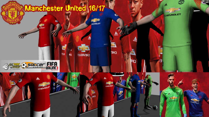 Manchester United FIFA Online 3 F.C. T-shirt Uniform PNG