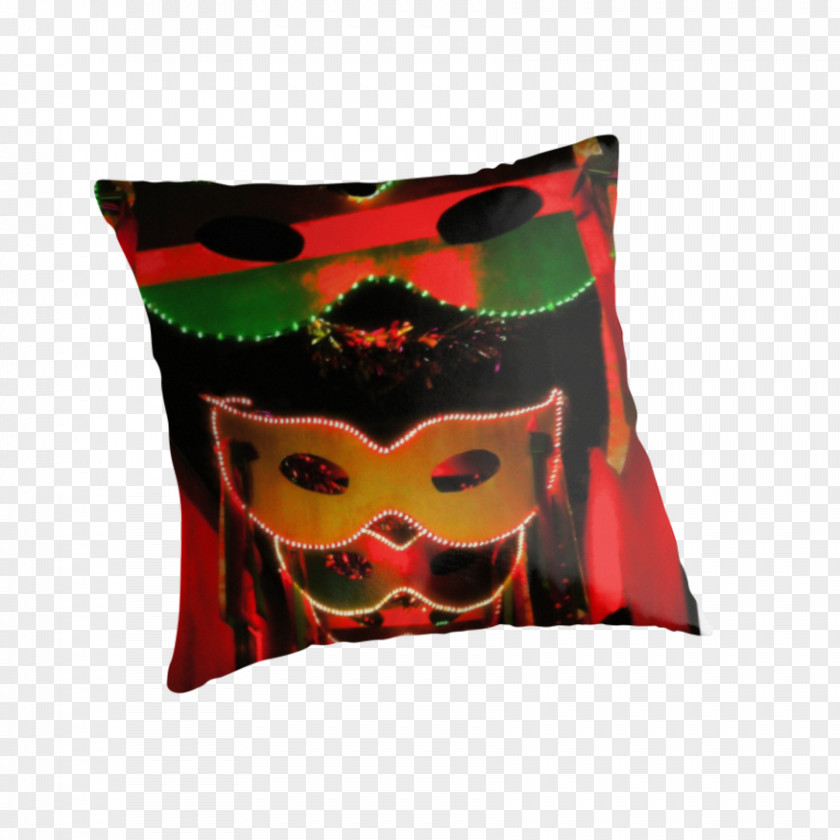 Mardi Gras Poster Throw Pillows Cushion PNG