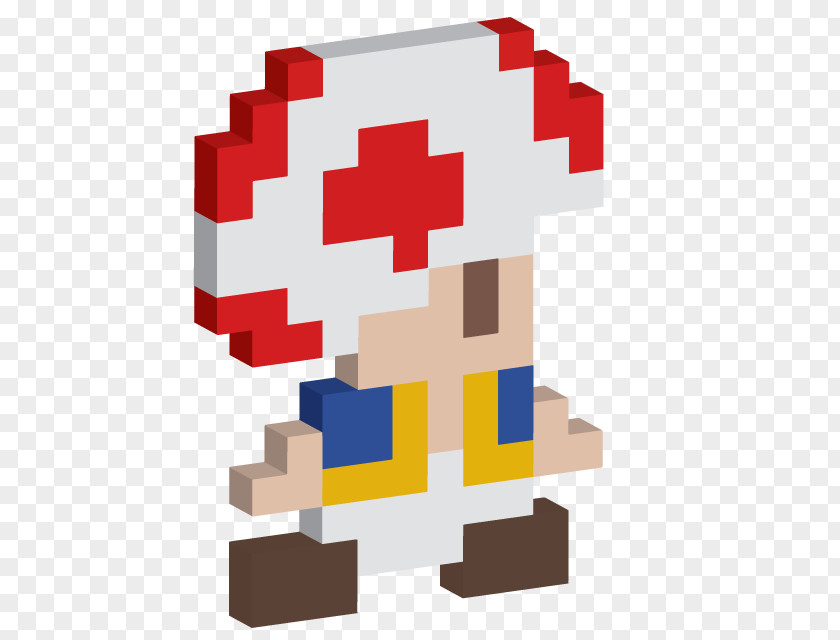 Mario Bros Toad Super Maker Bros. PNG