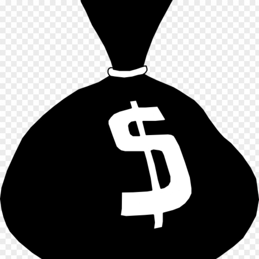 Money Symbol Bag Clip Art Logo PNG