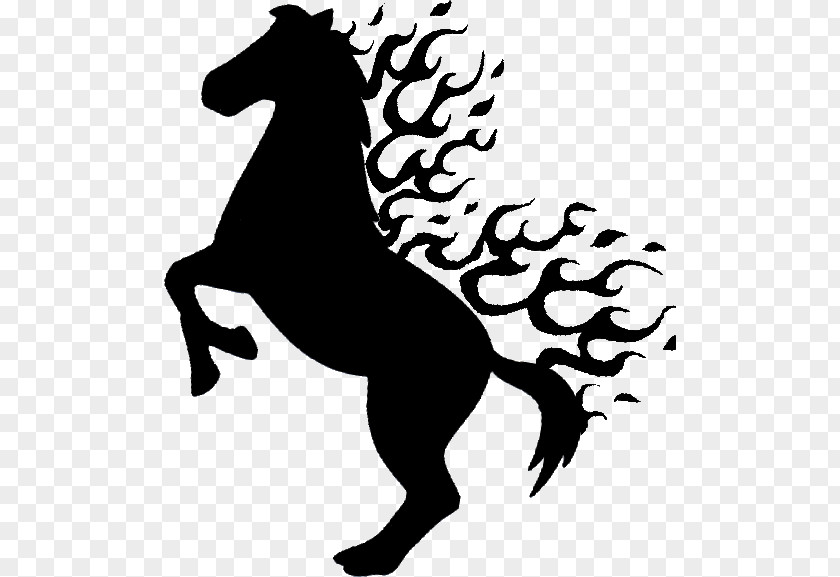 Mustang Stallion Clip Art Horse Tack Silhouette PNG