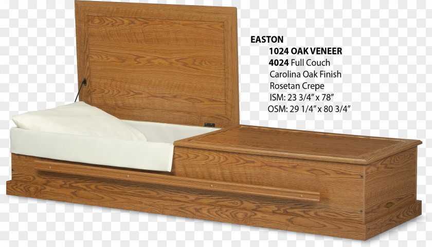 Wood Coffin Hardwood Cremation Engineered PNG