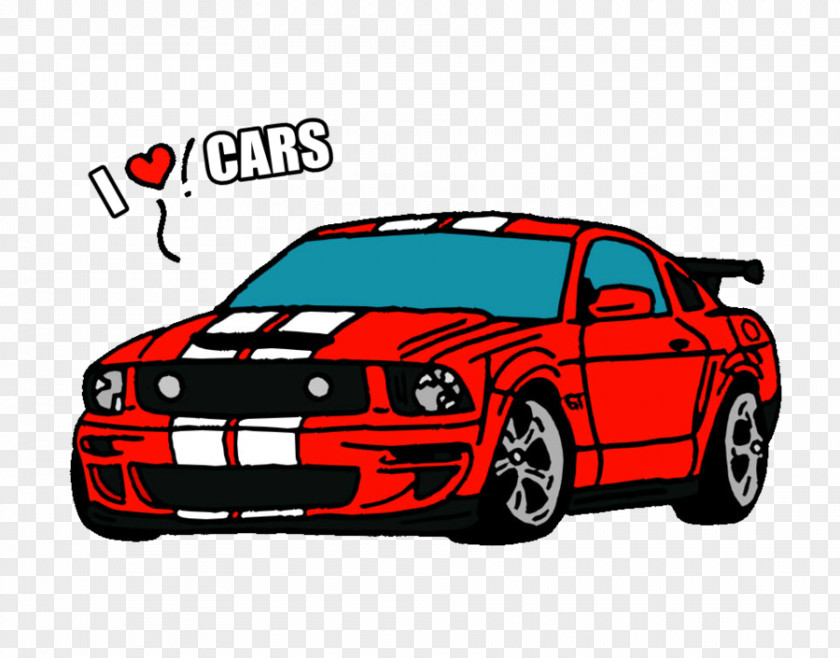 Car Performance Sports Ford Mustang Drawing PNG