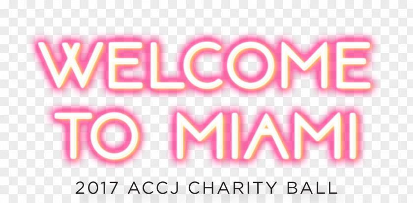 Charity Event Logo Brand Font Pink M Line PNG