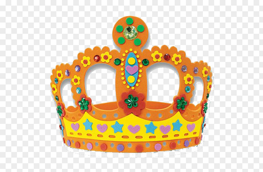 Color Crown Paper Birthday Party Hat Craft PNG