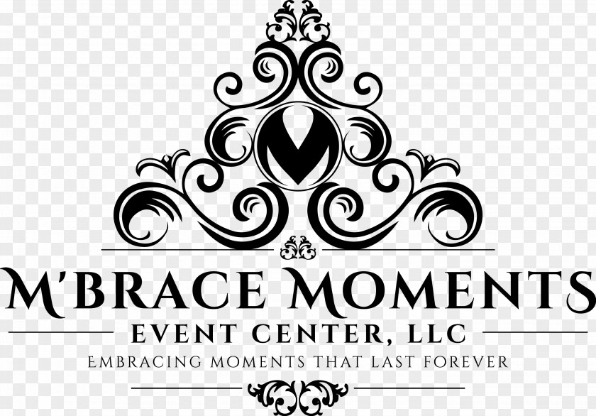 Elegant Events And Party Rentals Llc M'brace Moments Event Center Logo Brand Management Font PNG