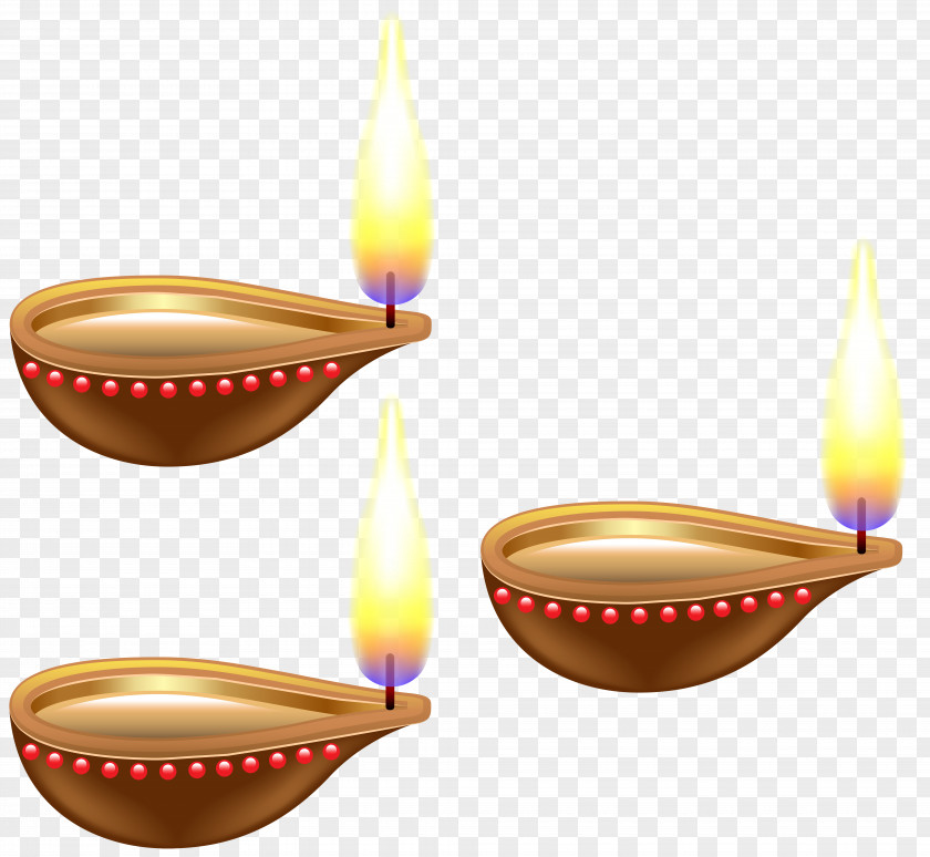 India Candles Transparent Clip Art Image Diwali PNG