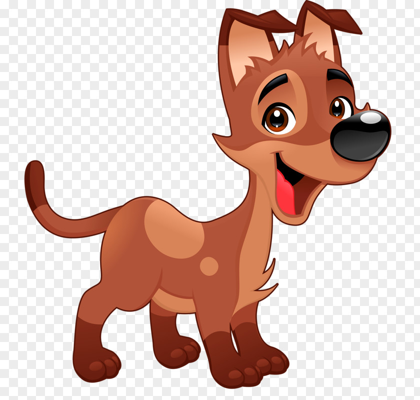 Whiskers Style Cat And Dog Cartoon PNG