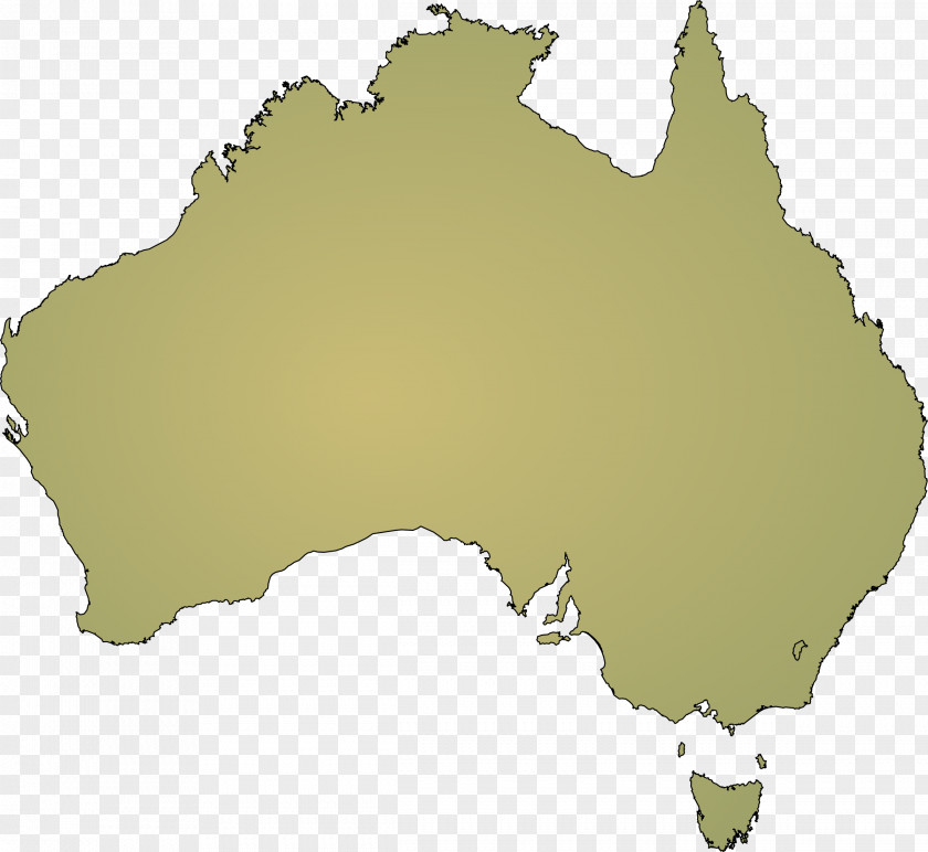 Australia Map Clip Art PNG