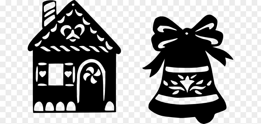Gingerbread House White Animal Character Clip Art PNG