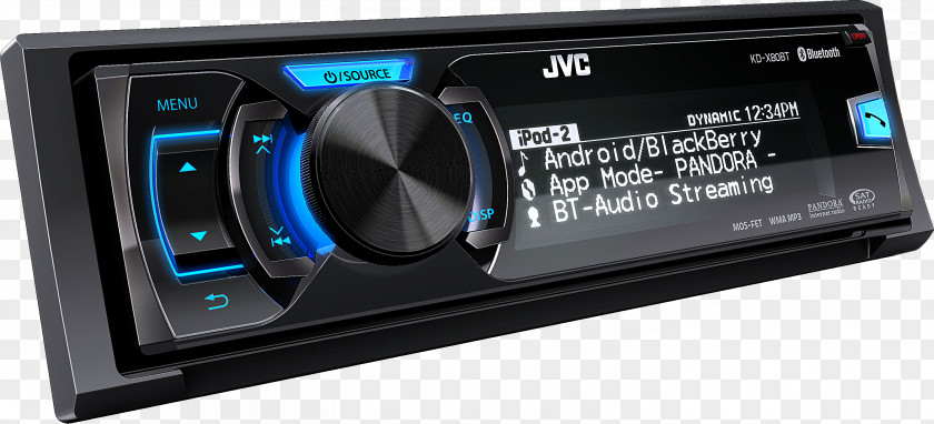 White Mobile Vehicle Audio JVC KDX80BT Bluetooth Digital Media Receiver Dual USB Automotive Head Unit Compact Disc PNG