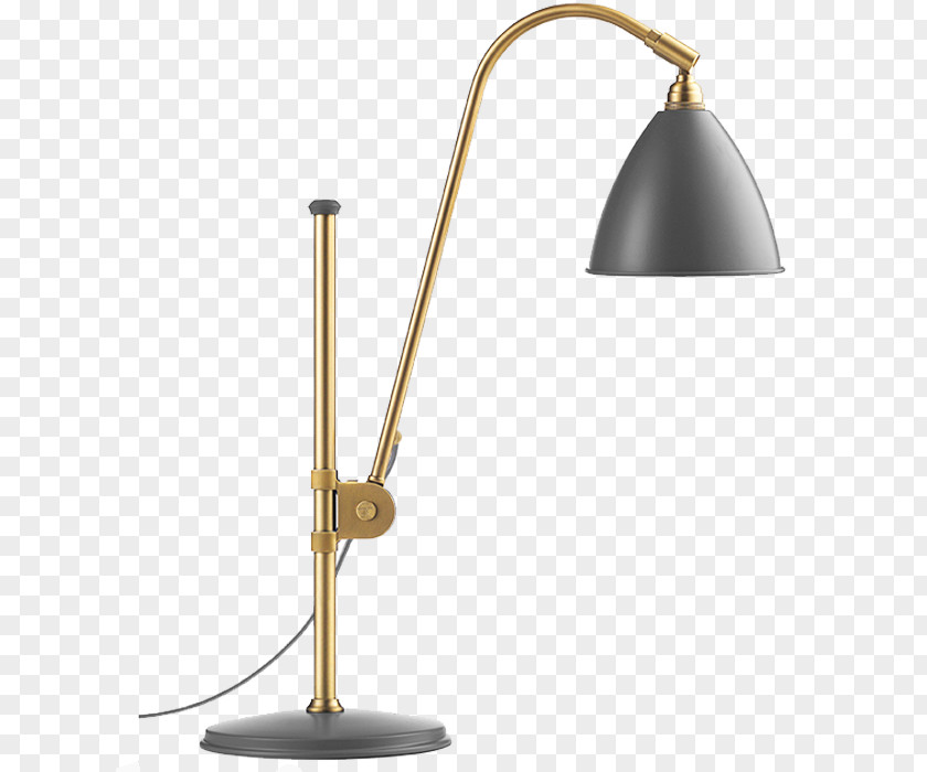 Brass Table Light Fixture Bauhaus PNG