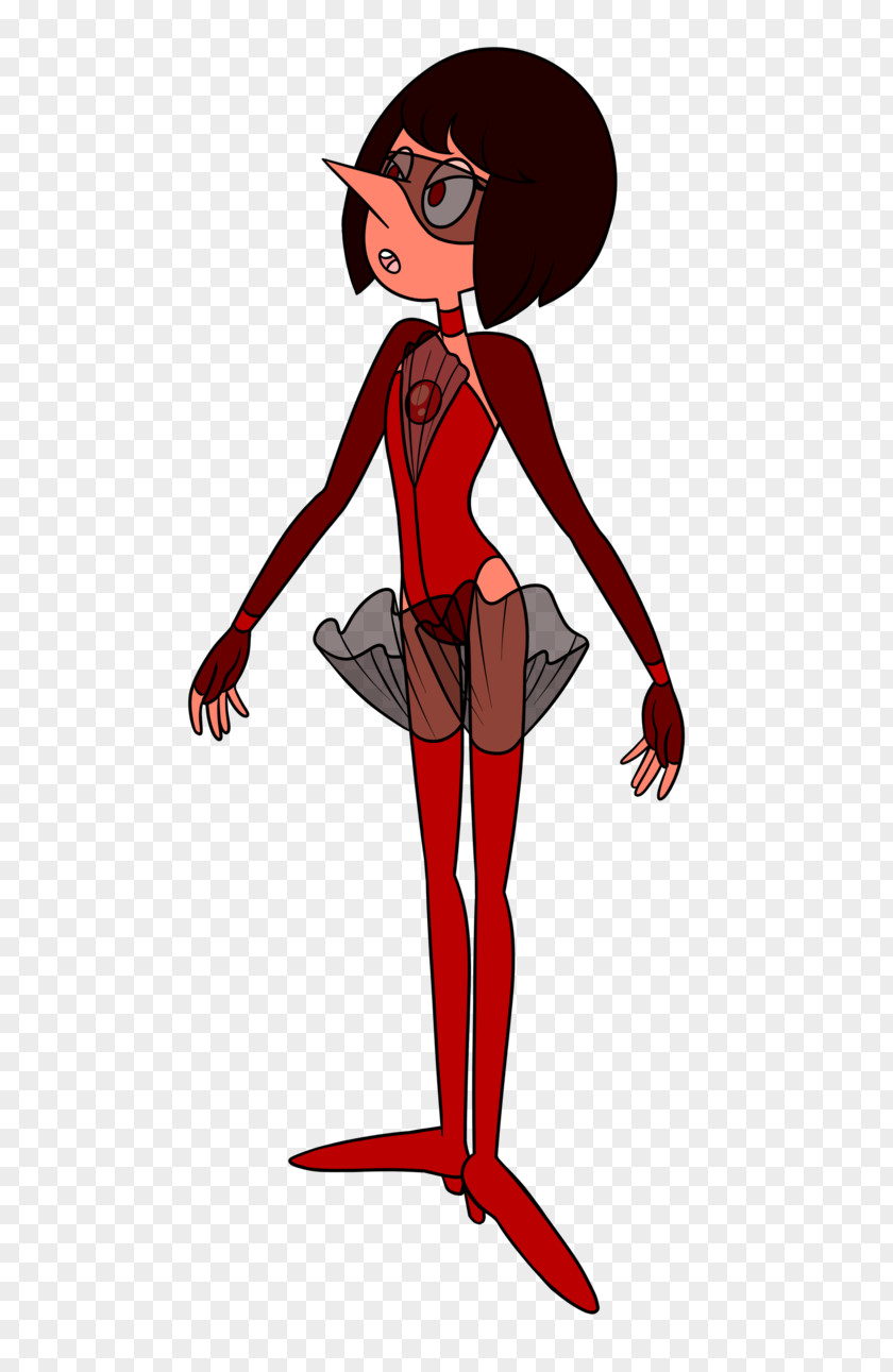 Crimson Red Pearl Steven Universe Gemstone Image PNG