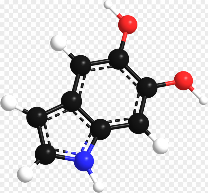Ganesh 3D Model Molecule Ball-and-stick Molecular Geometry Serotonin PNG