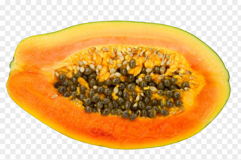 Half Of Papaya Vegetarian Cuisine Stock Photography Pawpaw Fruit PNG