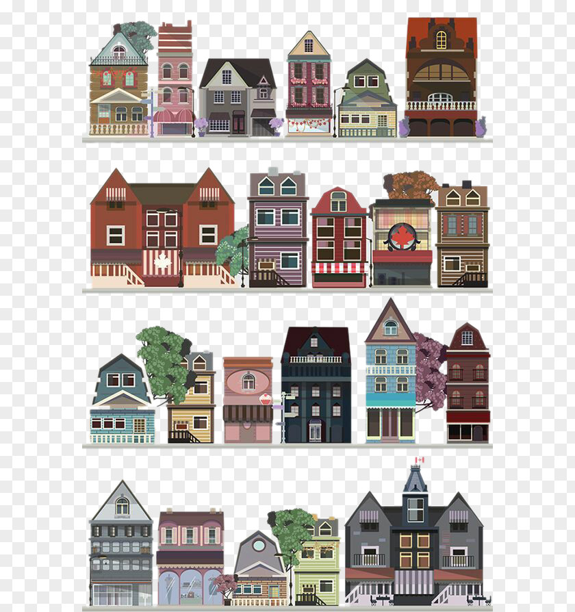 Houses House Graphic Design Illustration PNG