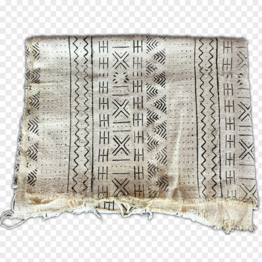 African Textiles Place Mats Rectangle Brown PNG