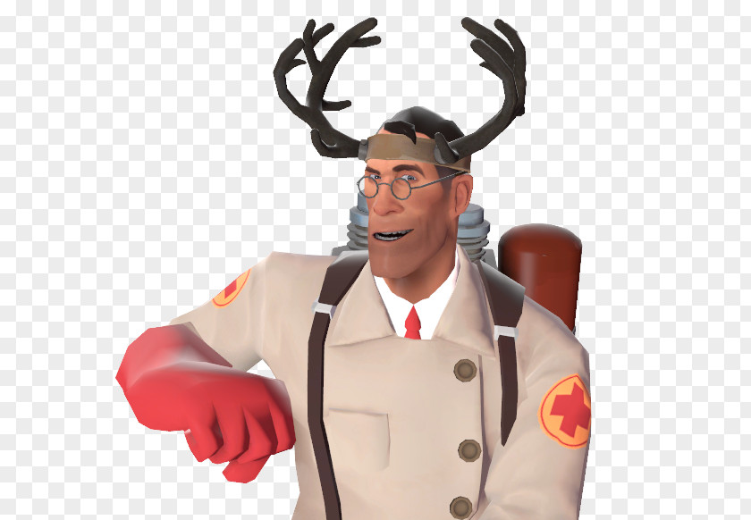 Reindeer Antler Finger PNG