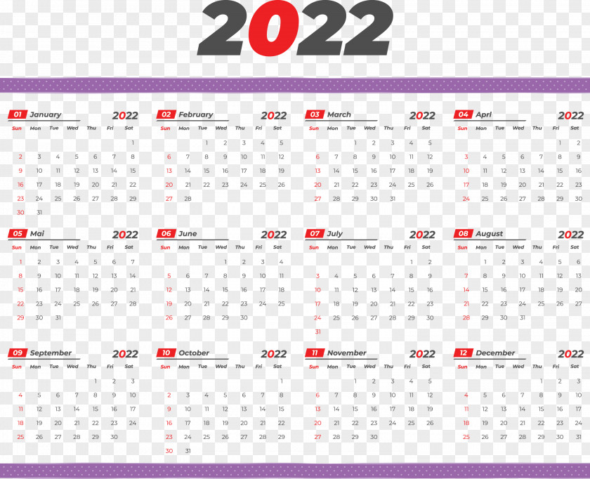 2022 Yeary Calendar 2022 Calendar PNG