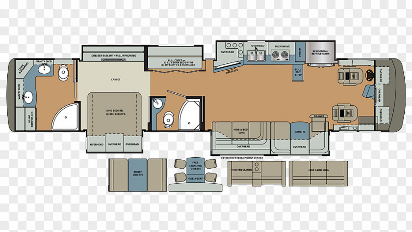 Campervans Forest River Lazydays Vehicle Floor Plan PNG