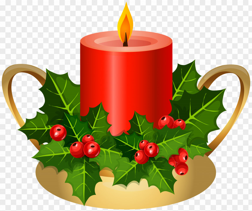 Christmas Candle Clip Art Image Advent PNG