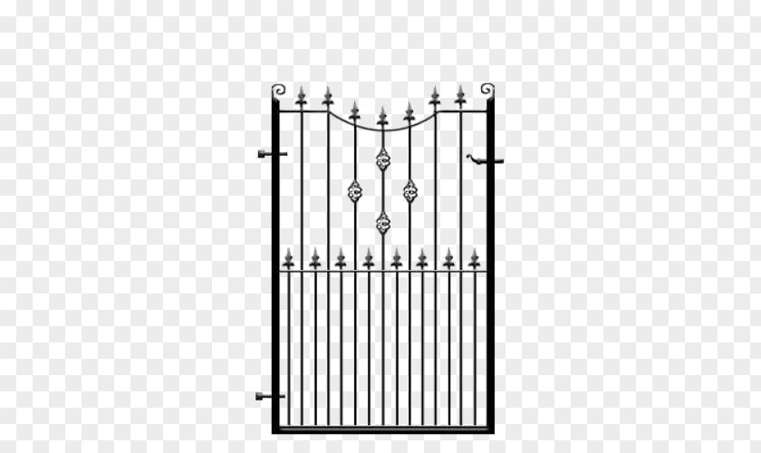 Gate Wrought Iron Steel Fence PNG