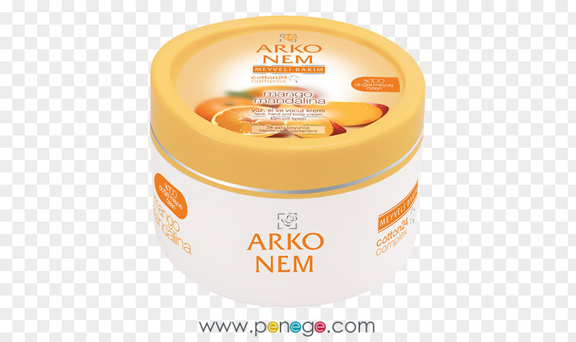 Mango Cream Arko Moisturizer Cosmetics Face PNG