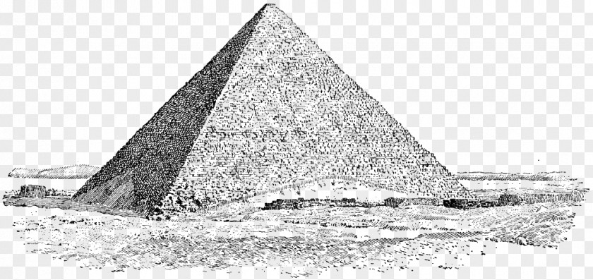Pyramid Great Of Giza Egyptian Pyramids Ancient Egypt Drawing PNG